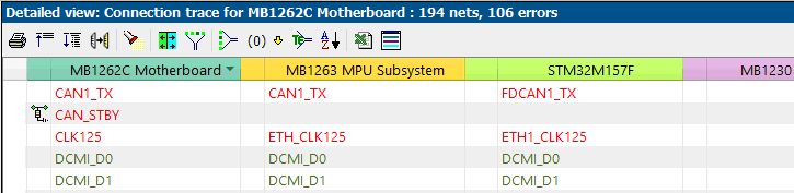 Connection trace BoardTrace 3.0