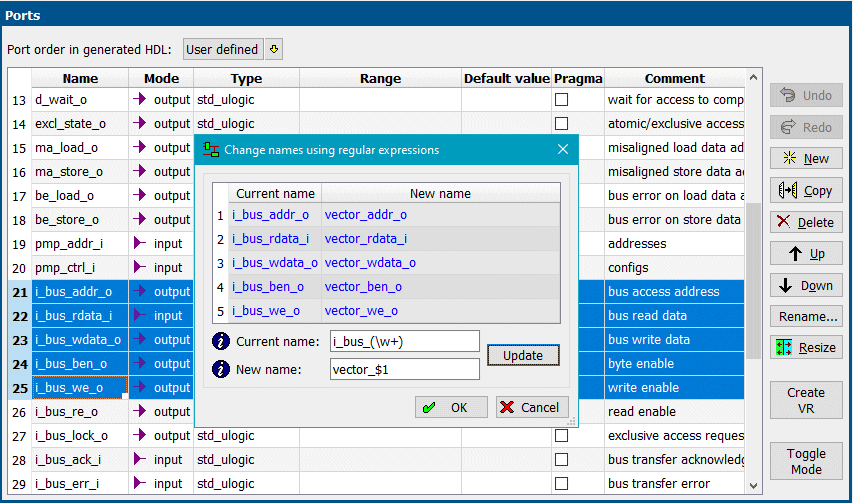 Groupwise search and replace